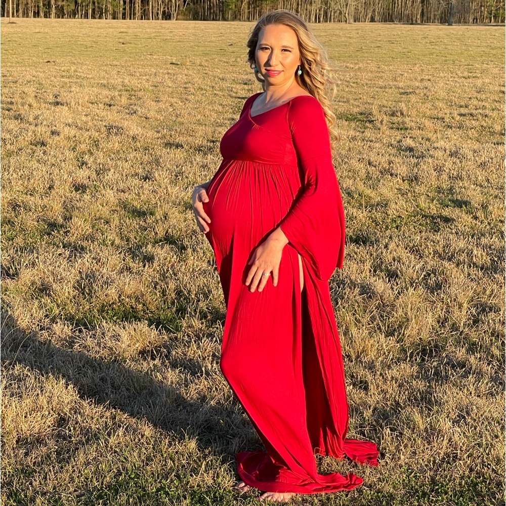 Two maternity dresses